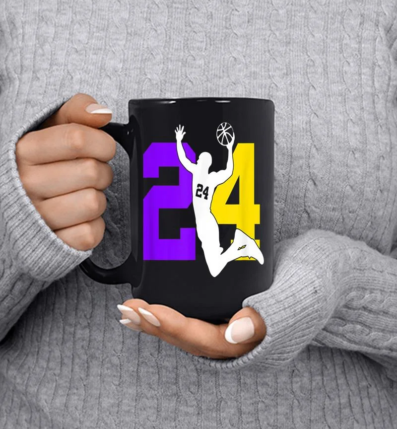 Number 8 And # 24 Basketball Sport Memorial Gift Mug