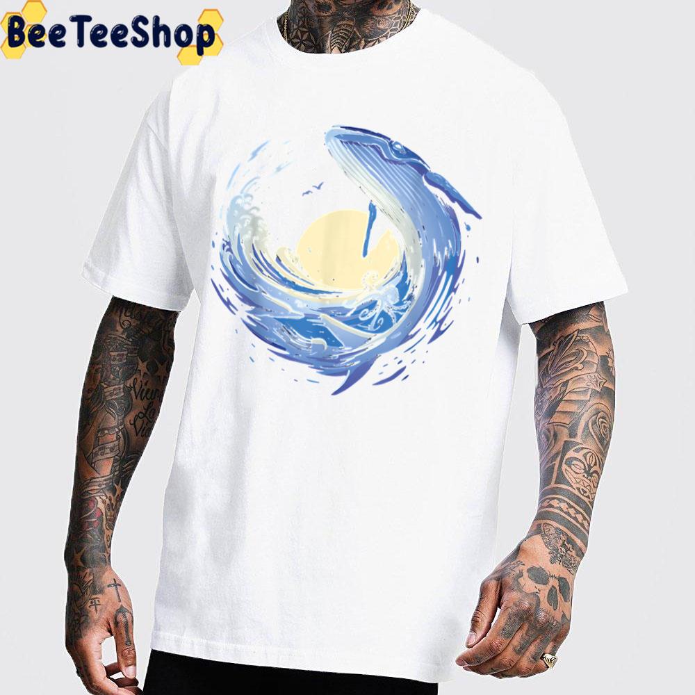 Ocean Wave Whale Sea Animals Trending Unisex T-Shirt