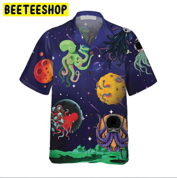 Octopus Astronaut Trending Hawaiian Shirt