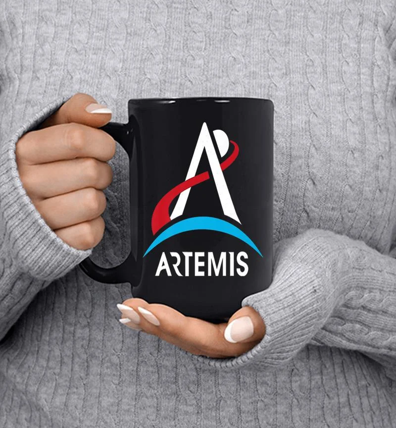 Official Nasa Artemis Program White Logo Premium Mug