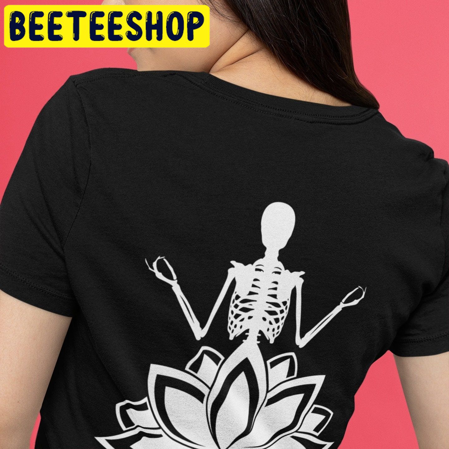 Om Yoga Skeleton Halloween Trending Unisex Shirt