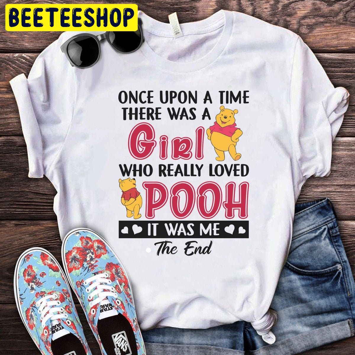 Once Upon The Time There Was A Girl Who Really Love Pooh Trending Unisex Shirt