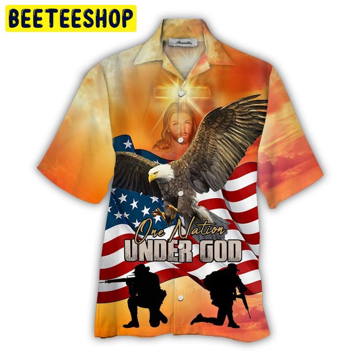 One Nation Under God Trending Hawaiian Shirt