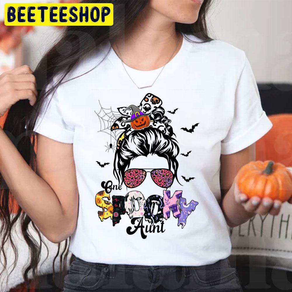 One Spooky Aunt Happy Halloween Trending Unisex T-Shirt