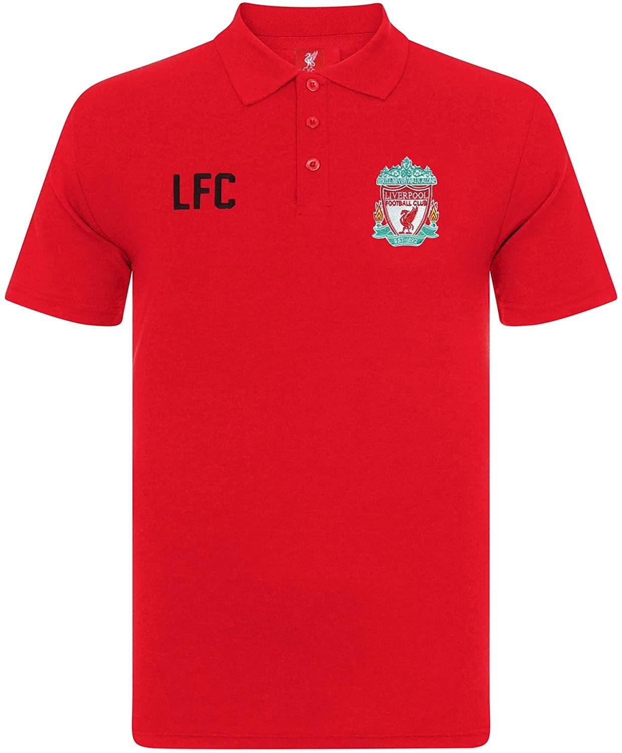 Order Liverpool Football Club Official Soccer Gift Mens Crest 3D All Over Print Polo Shirt