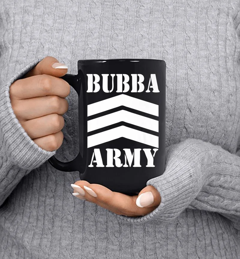 Original Bubba Army Logo (wht) 8211 Official Bubba Army Design Premium Mug