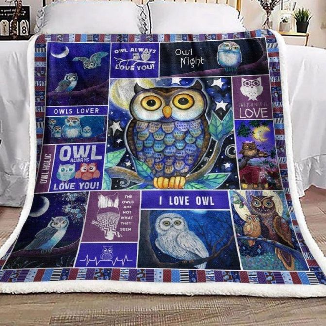 Owl Always Love You I Love Owl Comfy Sofa Throw Blanket