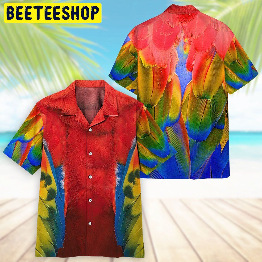 Parrot 3D All Over Printed Trending Hawaiian Shirt