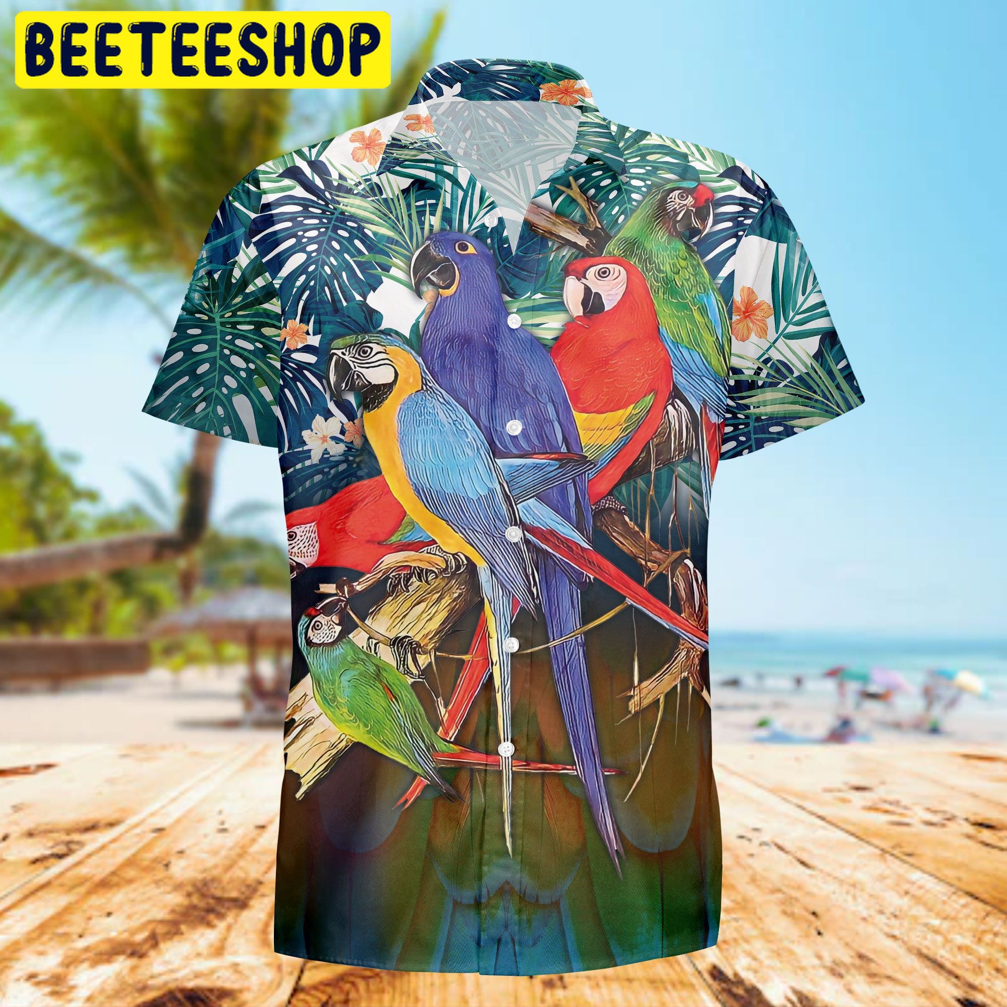 Parrot Tropical Trending Hawaiian Shirt