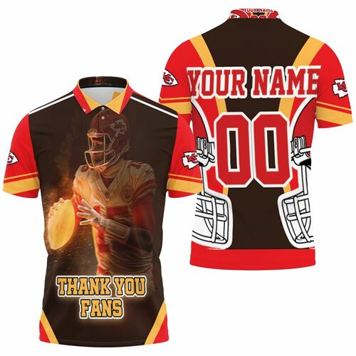 Patrick Mahomes 15 Kansas City Chiefs 3d For Fans Personalized 3D All Over Print Polo Shirt