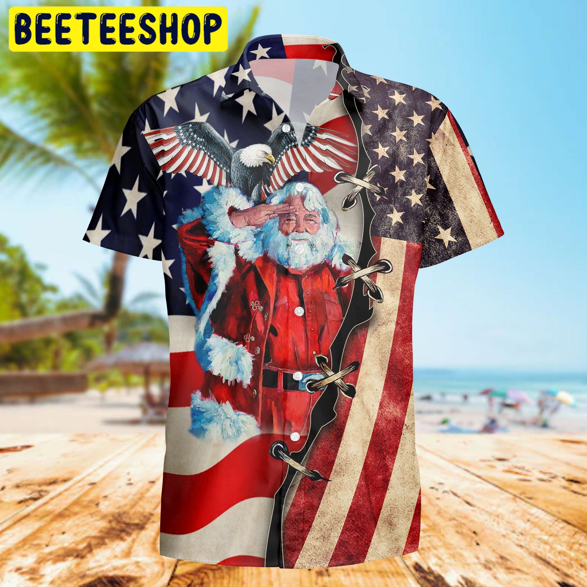 Patriotism America Christmas Trending Hawaiian Shirt