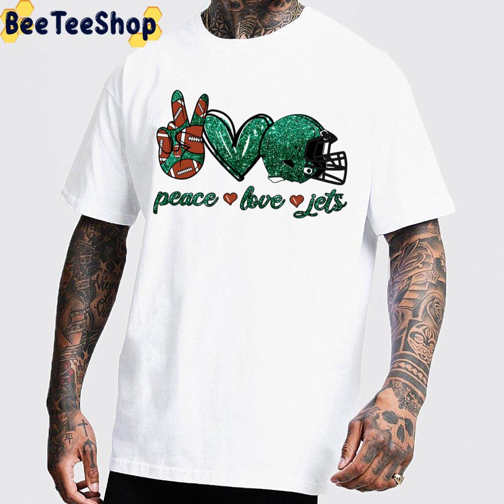 Peace Love Jets New York Jets Football Trending Unisex T-Shirt