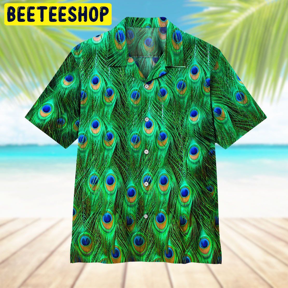 Peacock 3D All Over Printed Trending Hawaiian Shirt