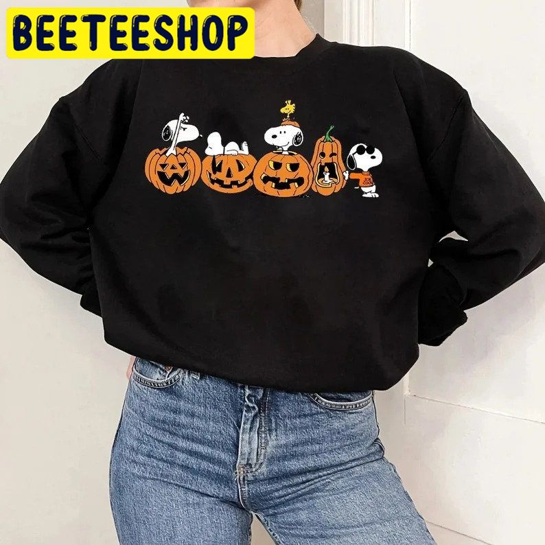 Peanuts Halloween Snoopy And Friends Trending Unisex Shirt