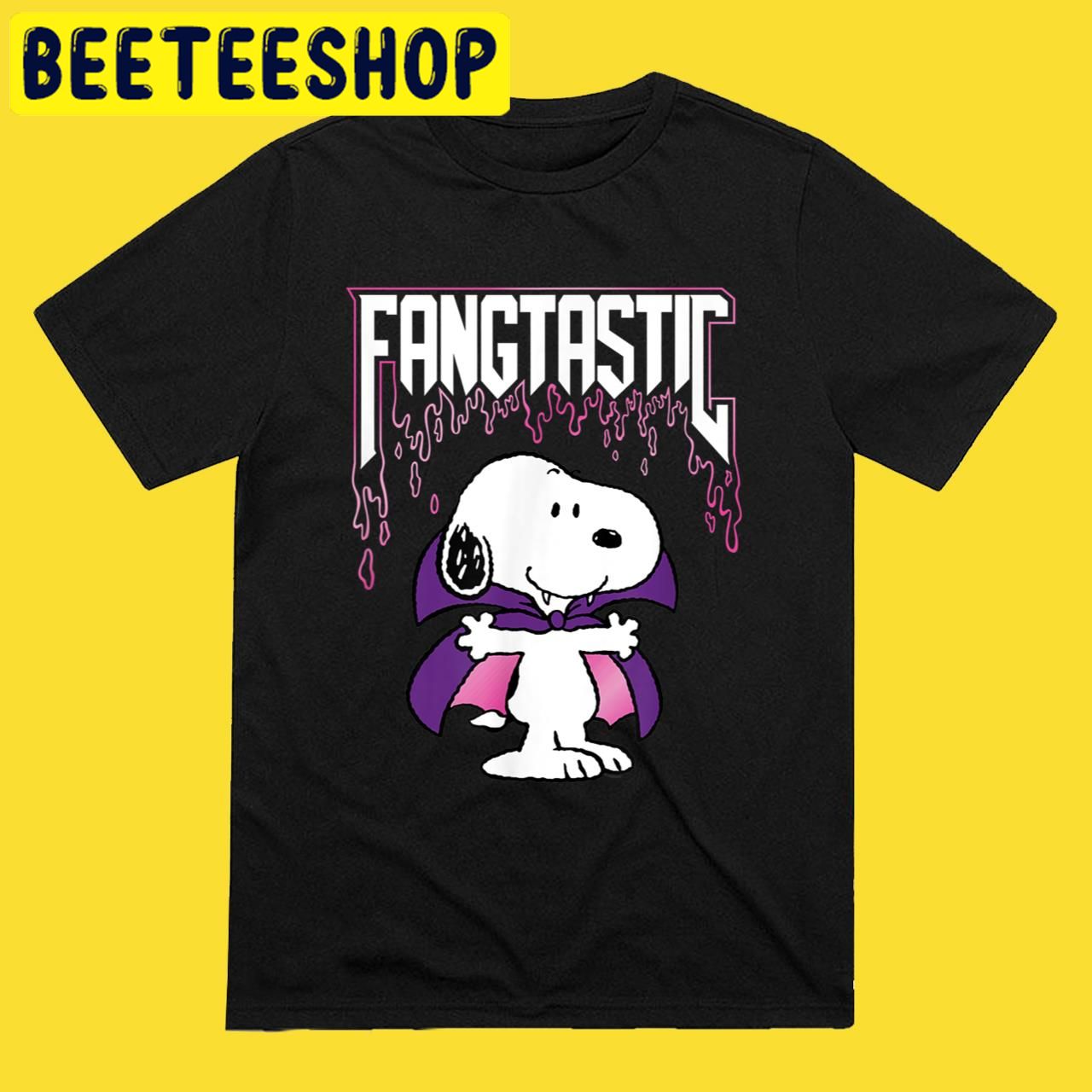 Peanuts Snoopy Fangtastic Halloween Trending Unisex T-Shirt