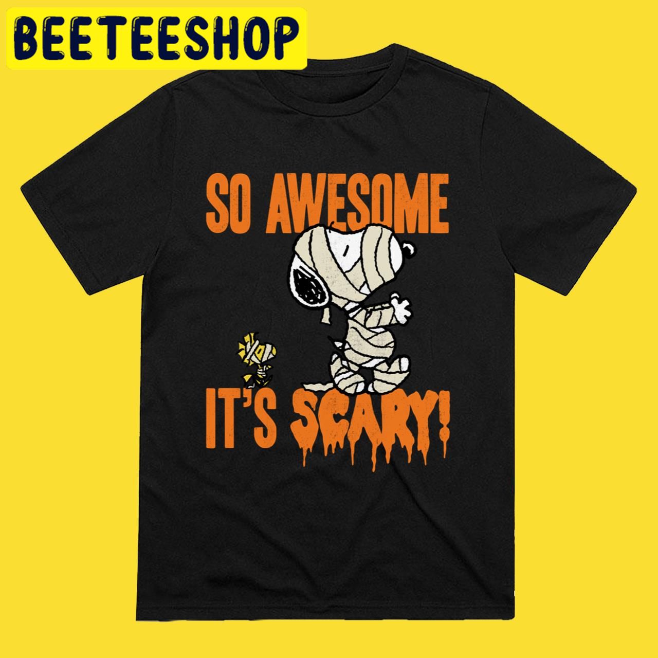 Peanuts Snoopy Scary Mummy Halloween Trending Unisex T-Shirt