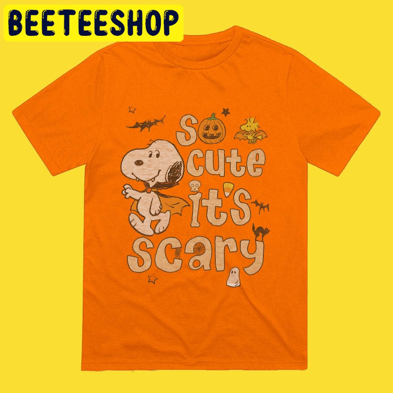 Peanuts Snoopy So Cute Scary Halloween Trending Unisex T-Shirt