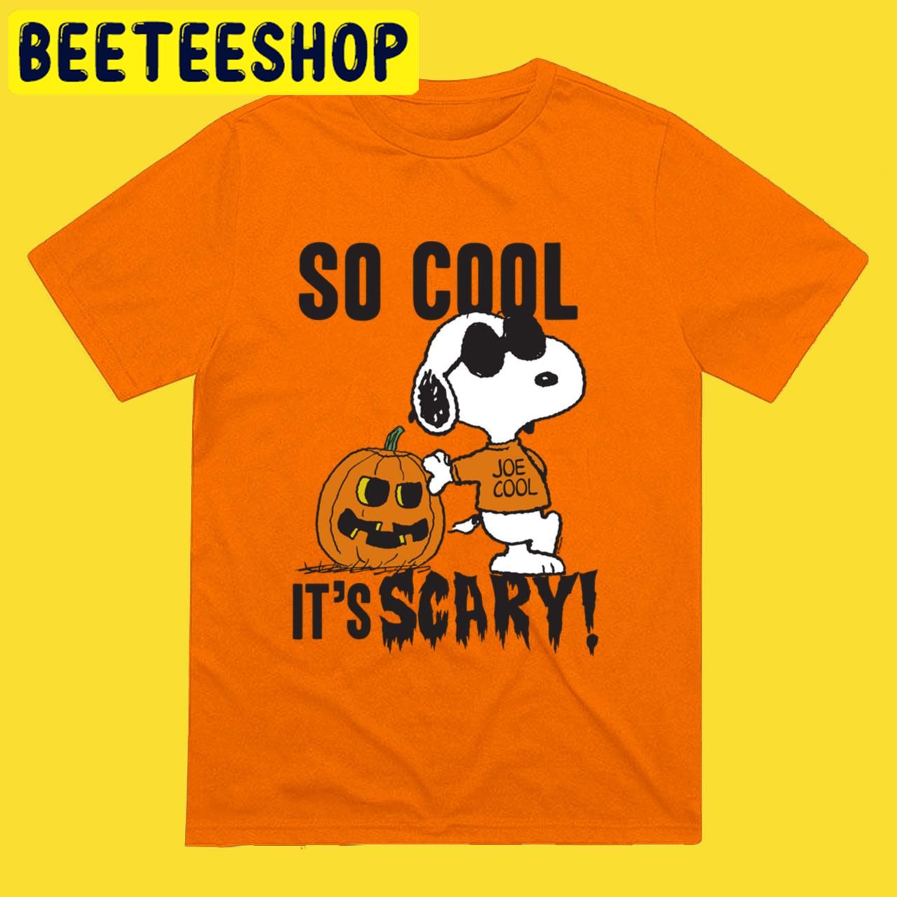 Peanuts Snoopy So Scary It’s Cool Halloween Trending Unisex T-Shirt