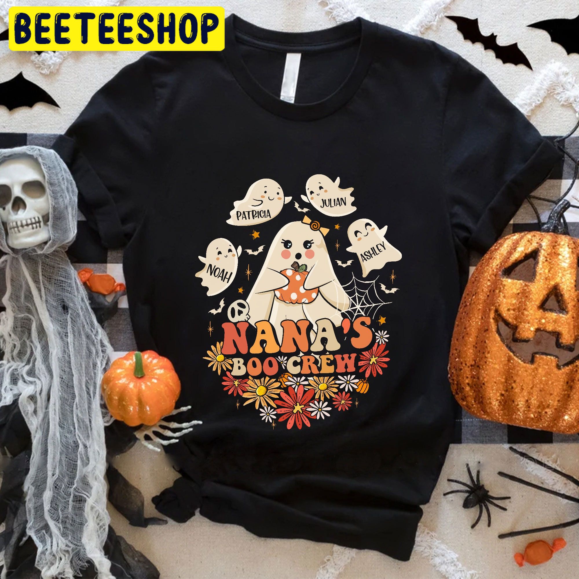 Personalized Nana’s Boo Crew Funny Halloween Trending Unisex Shirt