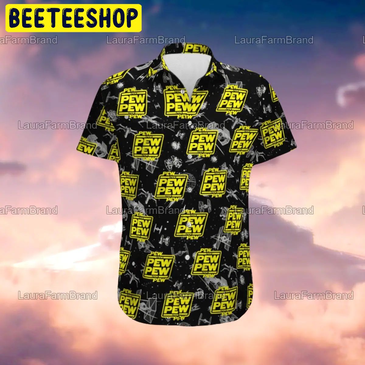 Pew Pew Star Wars Trending Hawaiian Shirt