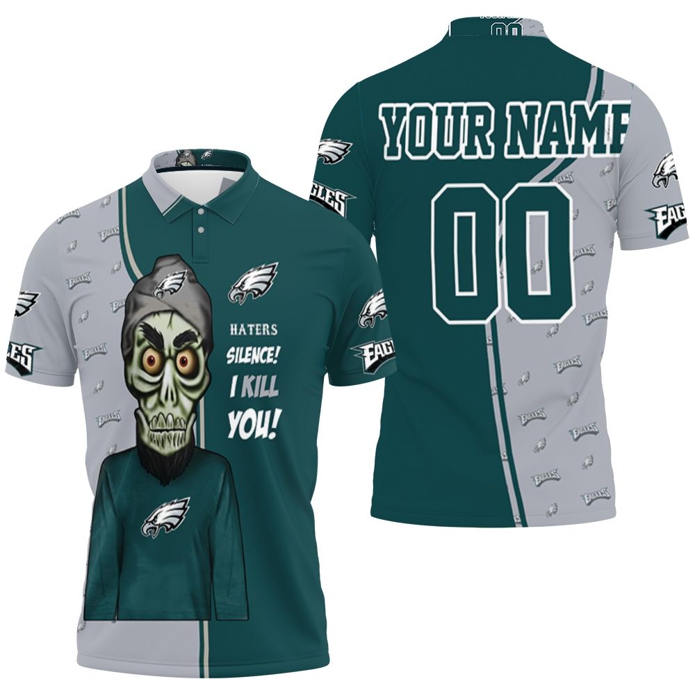 Philadelphia Eagles Camouflage Veteran Personalized 3D All Over Print Polo Shirt