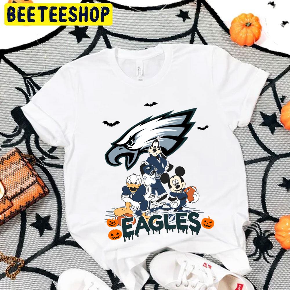 Mickey Halloween Night Philadelphia Eagles Nfl Hawaiian Shirt - Shibtee  Clothing