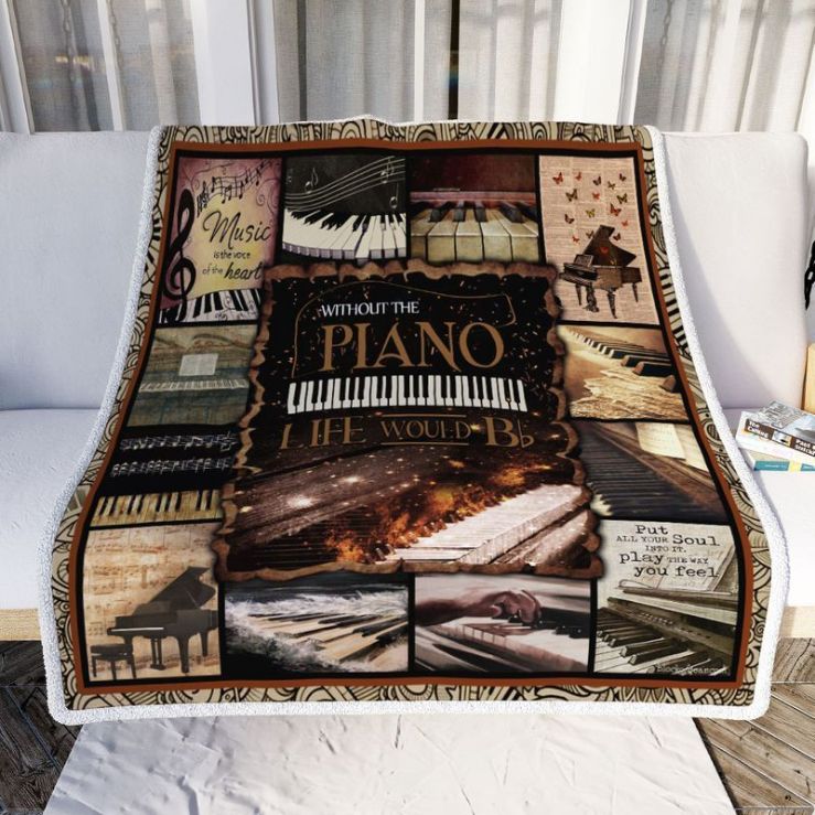 Piano Player Without The Piano Life Would Bb Comfy Sofa Throw Blanket