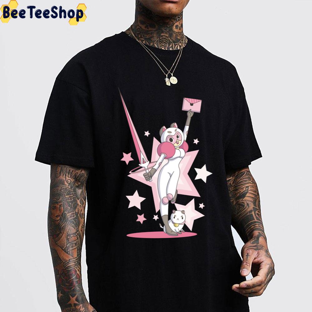 Pink Art Bee And Puppycat Trending Unisex T-Shirt