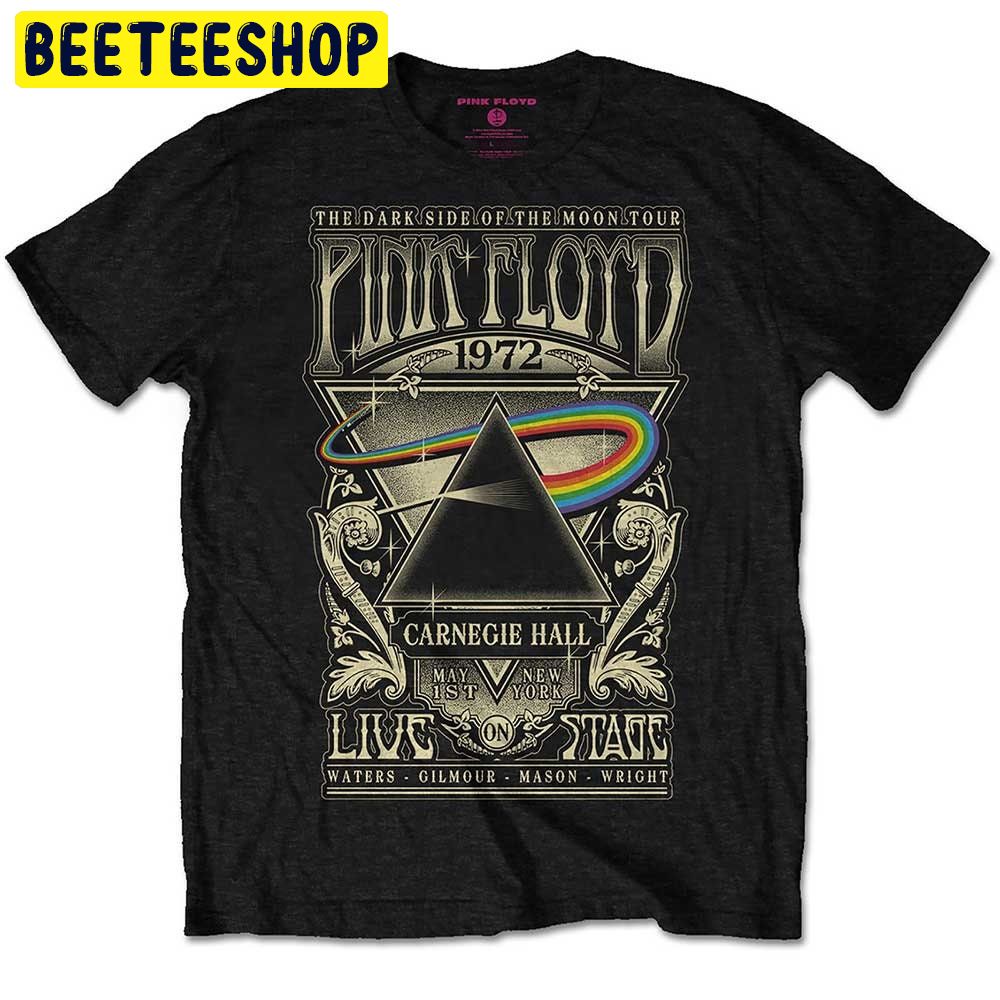 Pink Floyd Dark Side Of The Moon Tour 72 Bl Trending Unisex Shirt