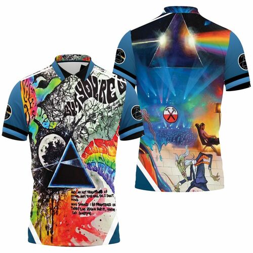 Pink Floyd Graffiti Wall 3D All Over Print Polo Shirt