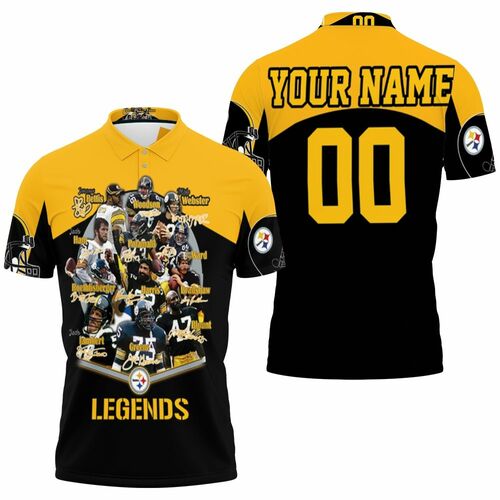 Pittsburgh Steelers Legends Team Great Player Signature Signed To All My Haters Jersey 2020 Nfl Season Personalized Polo Shirt