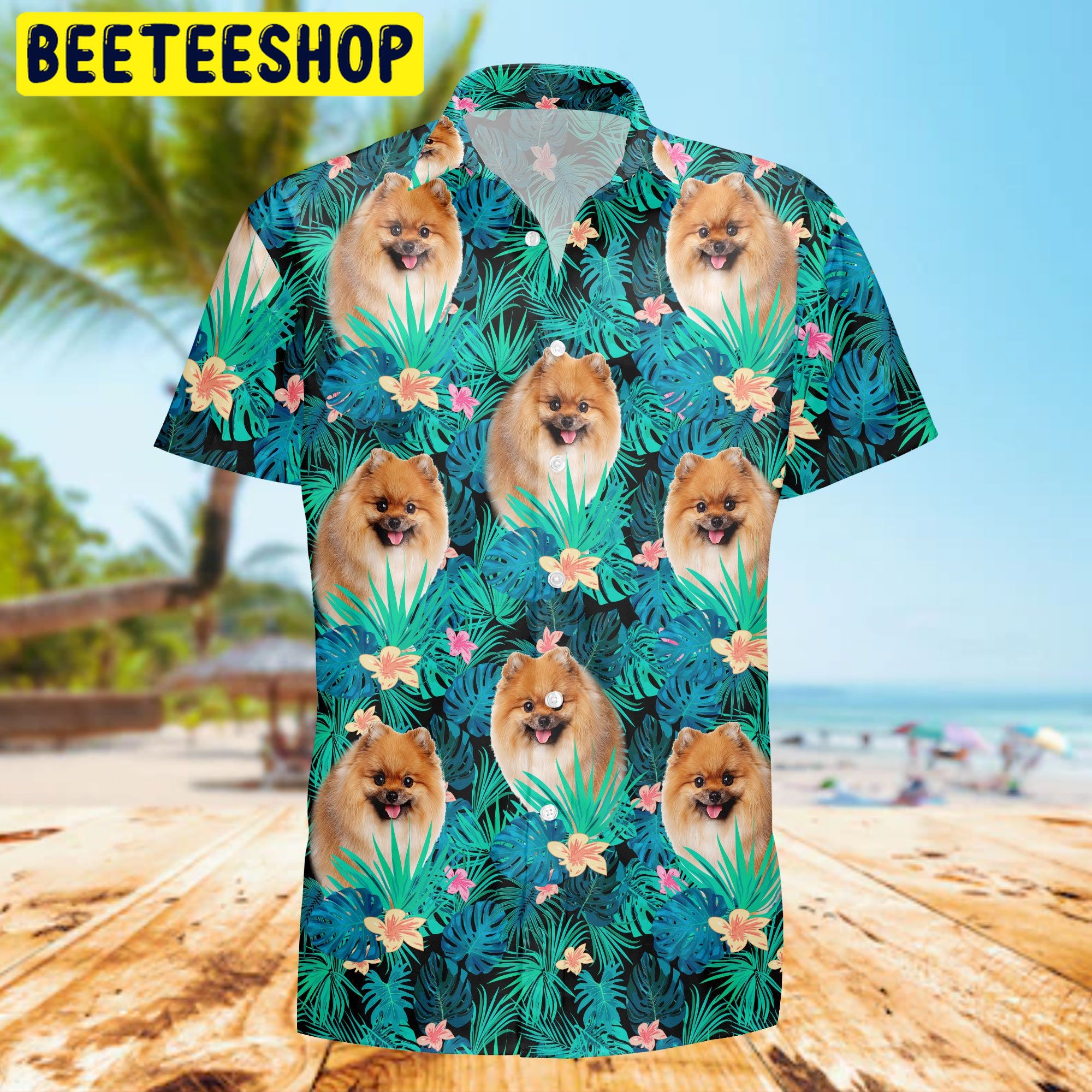 Pomeranian Dog Trending Hawaiian Shirt