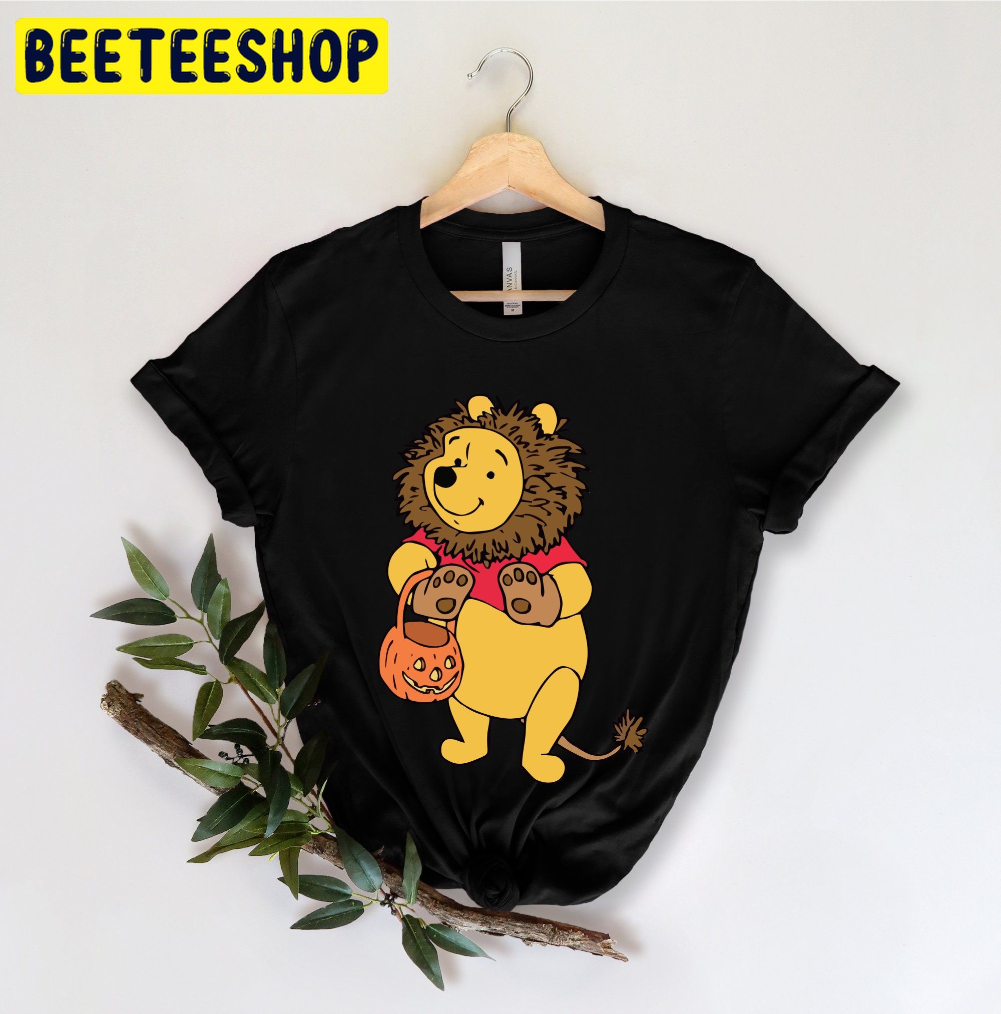 Pooh Cosplay Lion Disney Halloween Trending Unisex Shirt