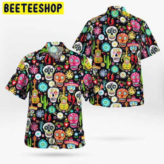 Pop Art Skull Style Trending Hawaiian Shirt