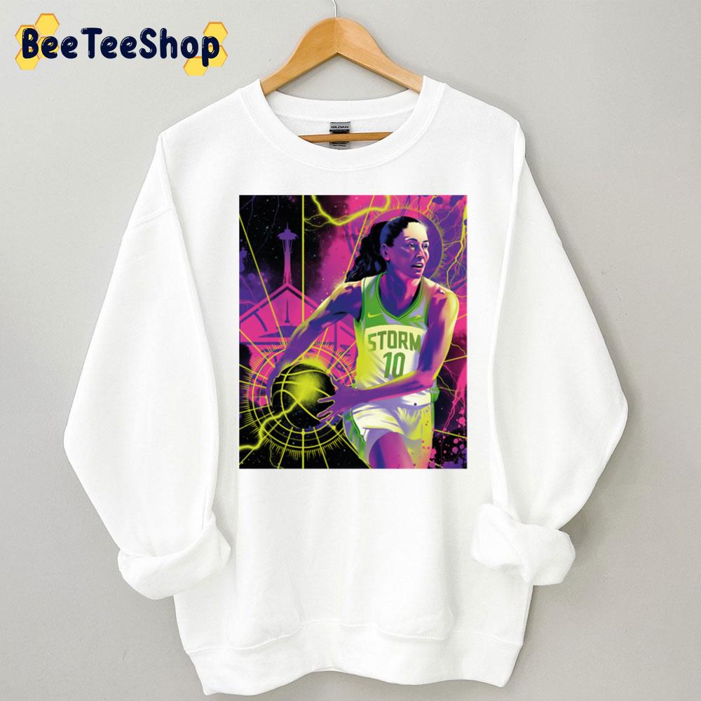 Pop Art Sue Bird Basketball Wnba Trending Unisex Sweatshirt