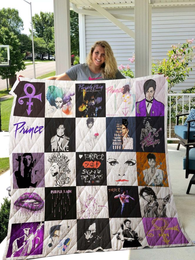 Prince Tshirt Quilt Blanket