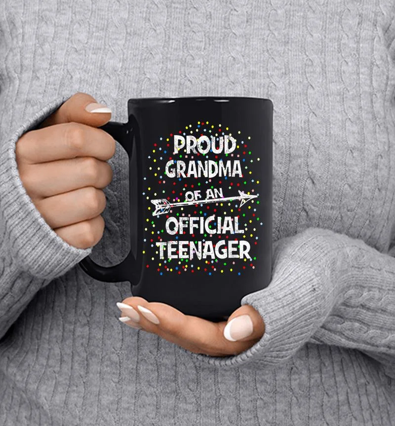 Proud Grandma Of An Official Nager 13th B-day Party Mug