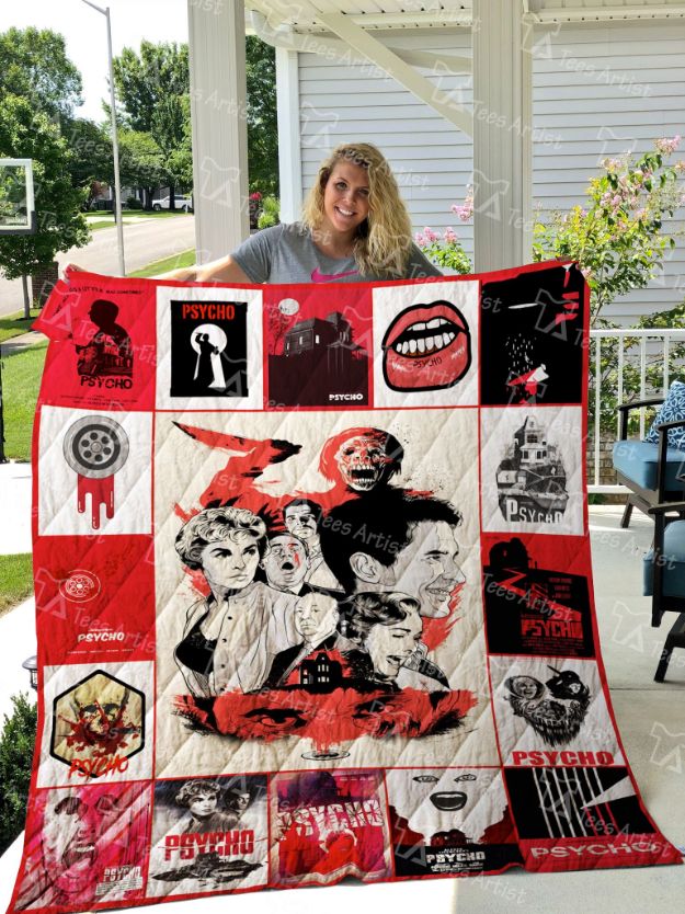 Psycho Quilt Blanket