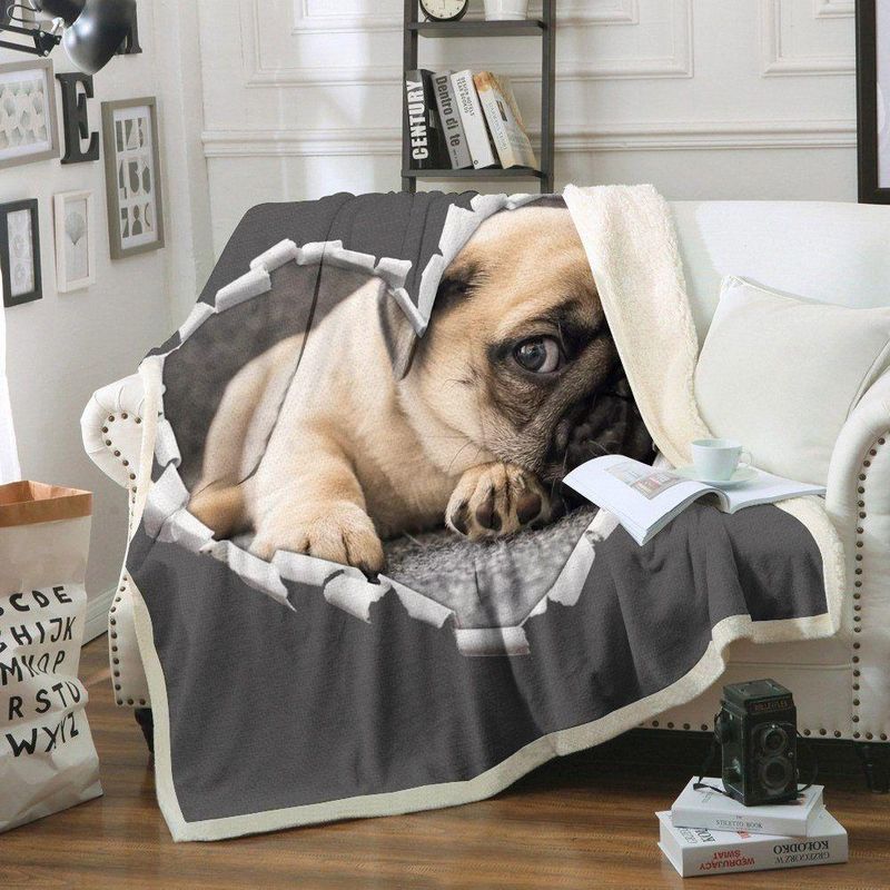 Pug Lover Comfy Sofa Throw Blanket