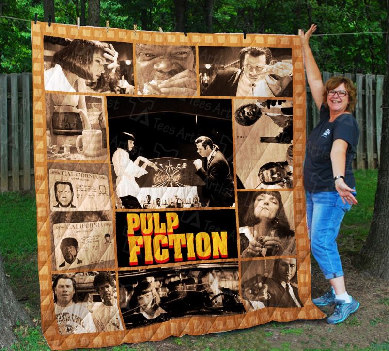 Pulp Fiction Quilt Blanket