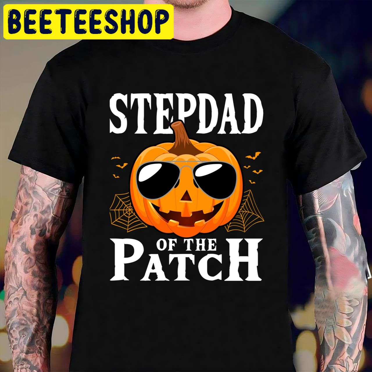 Pumpkin Of The Patch Stepdad Halloween Trending Unisex T-Shirt