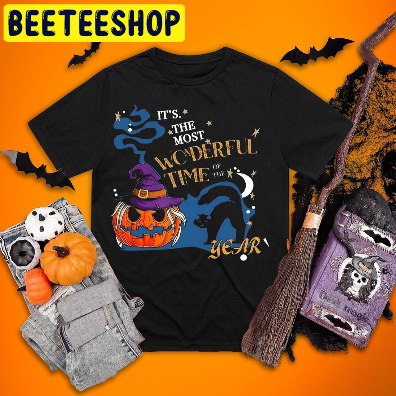 Pumpkin TIt’s the Most Wonderful Time Halloween Trending Unisex T-Shirt