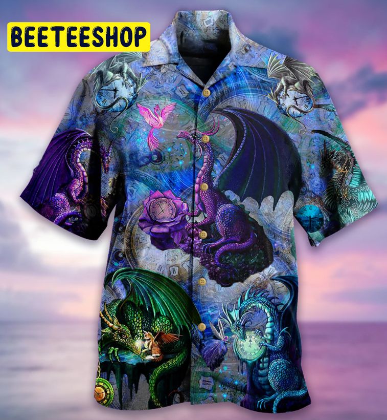 Purple World Dragon Love Life Trending Hawaiian Shirt