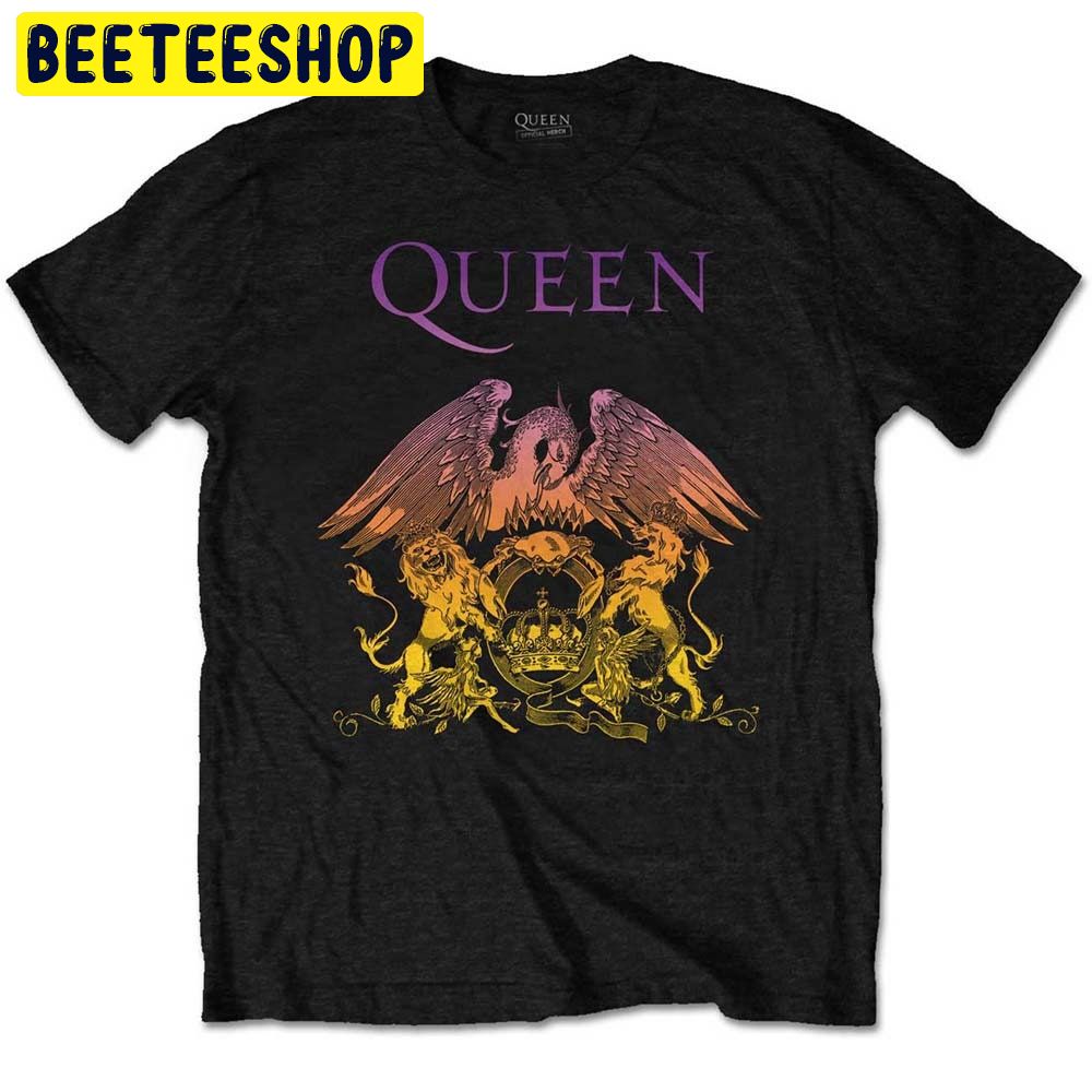 Queen Crest Logo Freddie Mercury Rock Trending Unisex Shirt