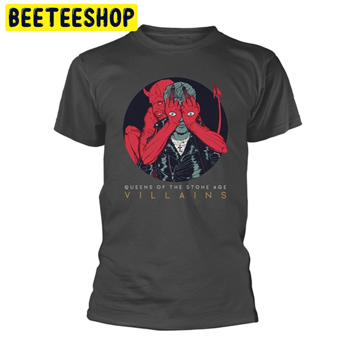 Queens Of The Stone Age Qotsa Villains Cover Trending Unisex Shirt