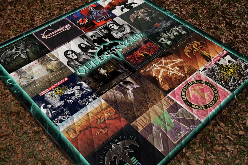 Queensrche Albums Quilt Blanket