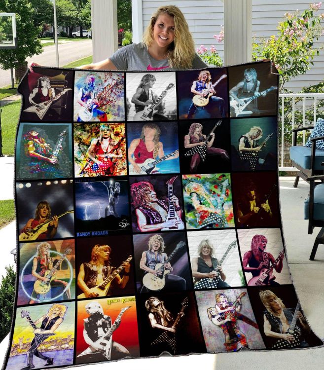 Randy Rhoads Quilt Blanket