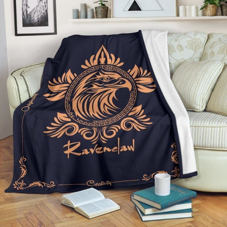 Ravenclaw Badge Harry Potter Fleece Blanket Throw Blanket