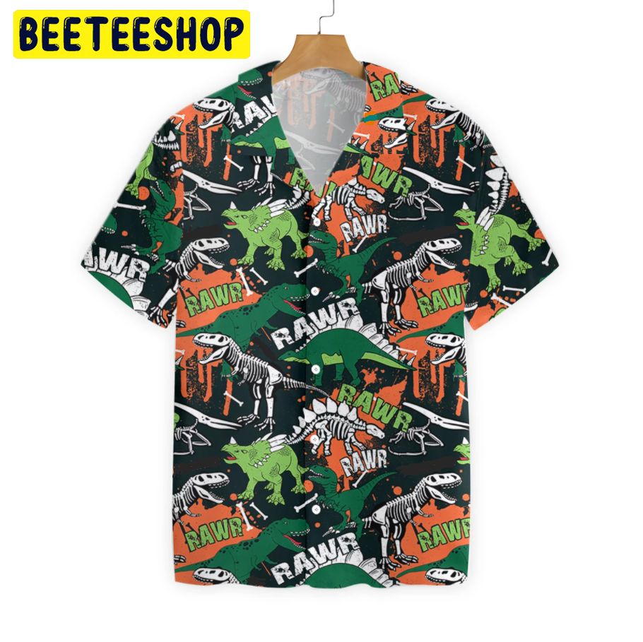 RAWR Dinosaur Trending Hawaiian Shirt