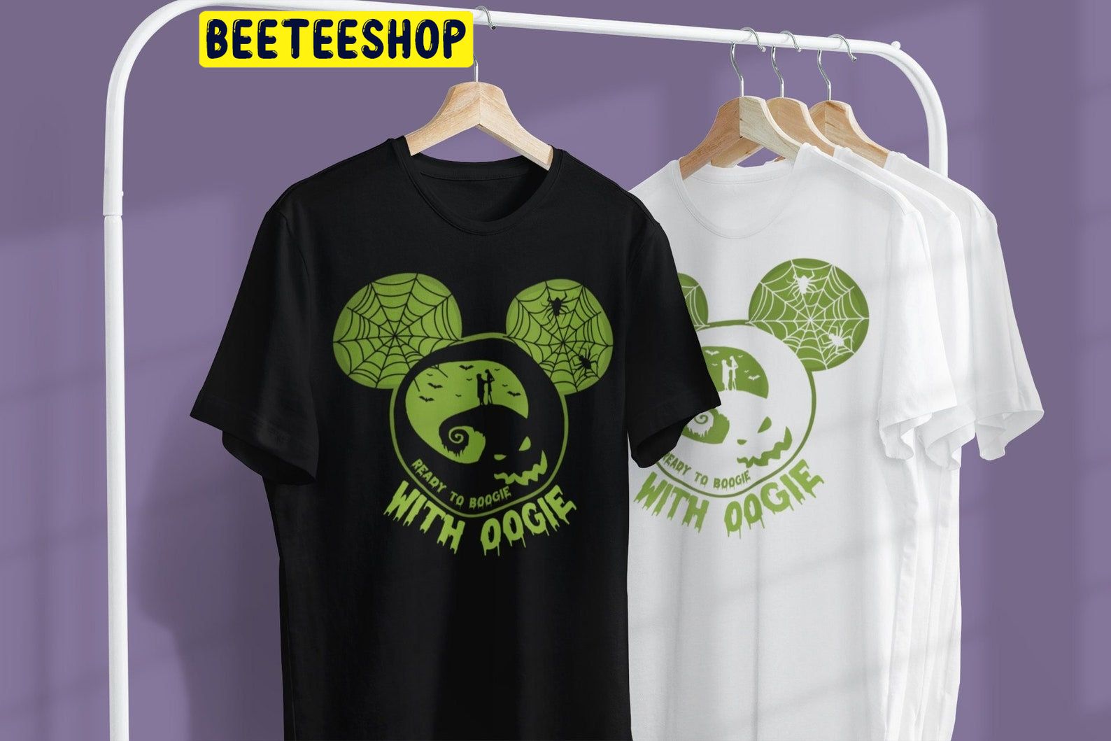 Ready To Boogie With Oogie Jack Mickey Ear Trending Unisex Shirt